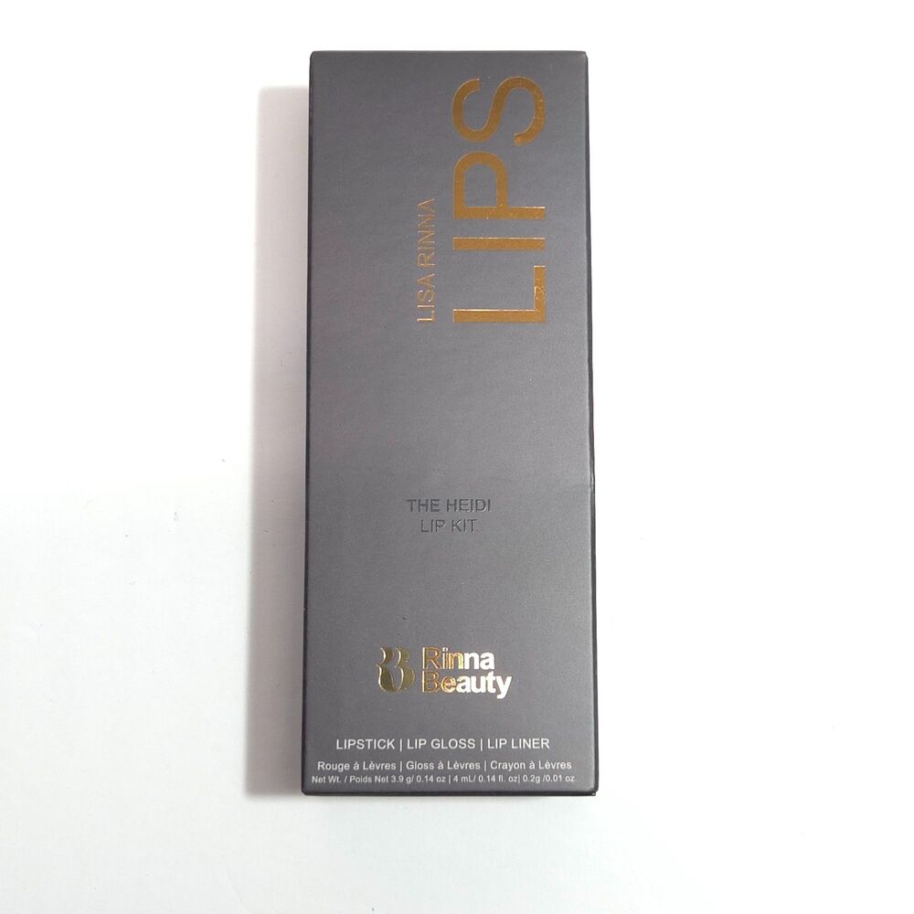 Rinna Beauty The Heidi Lip Kit Lipstick Lip Gloss Lip Liner NIB
